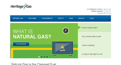 Desktop Screenshot of heritagegas.com